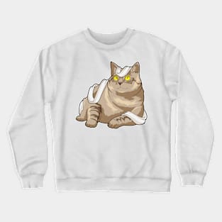 Cat with Toilet paper Crewneck Sweatshirt